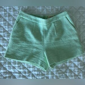 L'AGENCE Ashton Tailored Bouclé Shorts